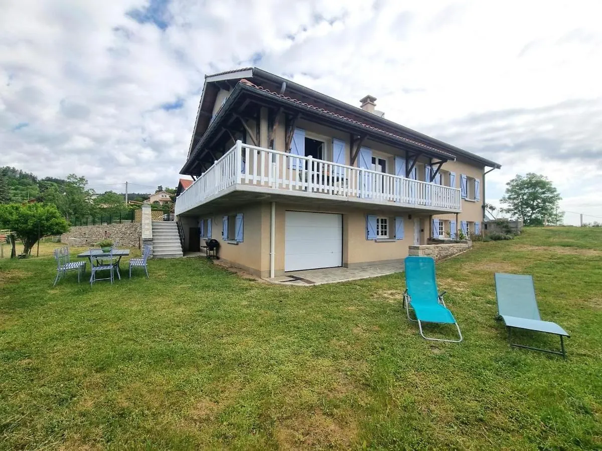 Maison Lumineuse Avec Jardin, Garage, Jeux Exterieurs, Animaux Acceptes - Fr-1-496-291 Saint-Georges-en-Couzan France